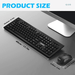 Adjustable Wireless Keyboard Wireless Mouse Computer Keyboard - Lacatang Shop