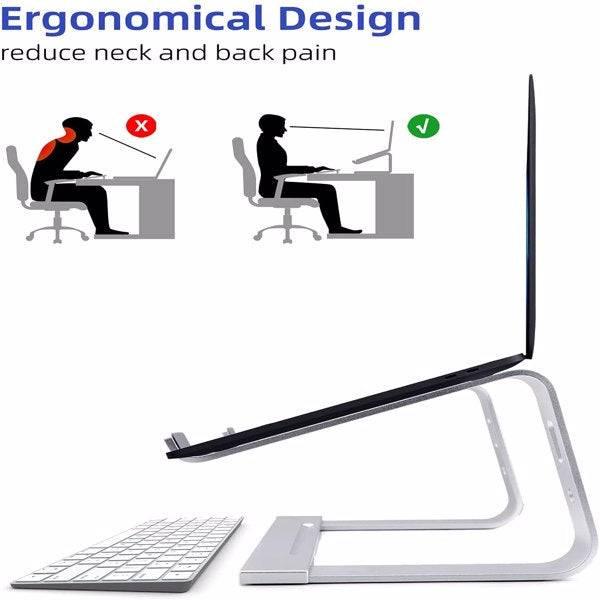 Laptop Stand Computer Stand for Laptop Aluminium Laptop Riser - Lacatang Shop