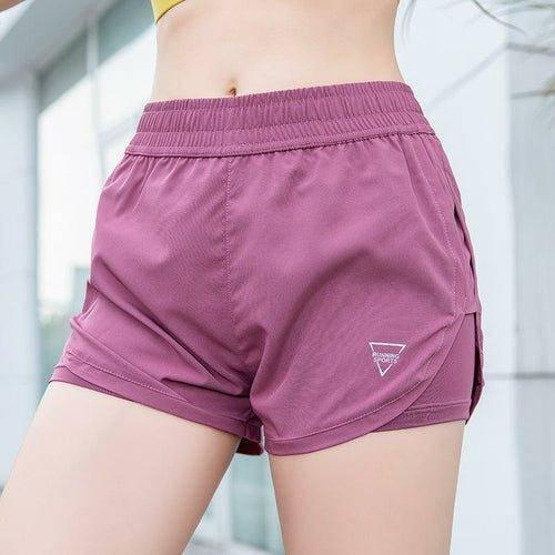 Women's Summer Sports Quick-Drying Shorts Running Fitness Yoga Shorts - Lacatang Shop