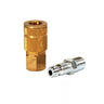 1/4 In. Automotive Brass Coupler Set with Male Plug (2-Piece) - Lacatang Shop