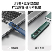 Deli Nusign NS100 Wireless Presenter Green PPT Laser Pointer Powerpoint Laser Flip Pen Remote Surport TTP/Prezi/Keynote - Lacatang Shop