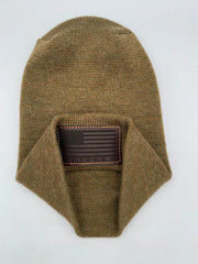 Designed & Made in USA | Veteran Beanie with USA Flag - Patriotic Theta Stitch Cuffed Knit Hat for Men & Women | Limited Edition - Lacatang Shop