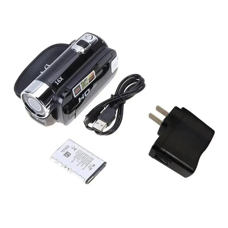 Digital Video Camera Full HD 1080P 16X Zoom Camcorder DV Camera (Black) - Lacatang Shop
