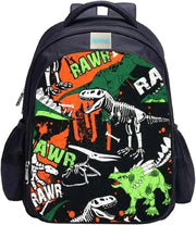 Dinosaur Backpack for Boys - School Bookbag with Fun Dinosaur Design