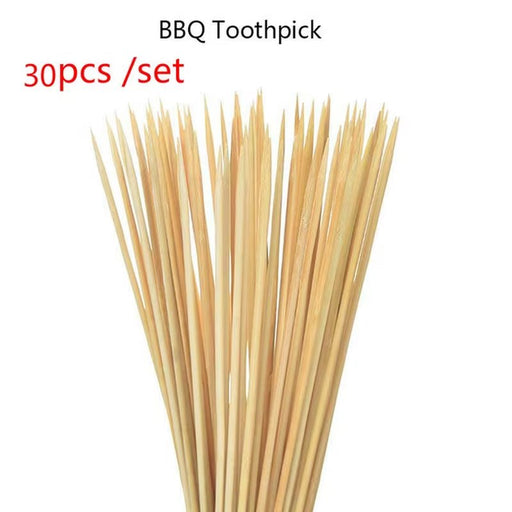 Disposable Bamboo BBQ Skewers - Eco-Friendly 30/50 Pack