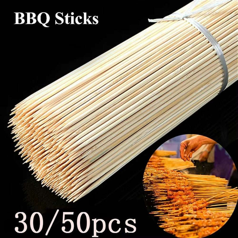 Disposable Bamboo BBQ Skewers - 30/50 Pack - Lacatang Shop