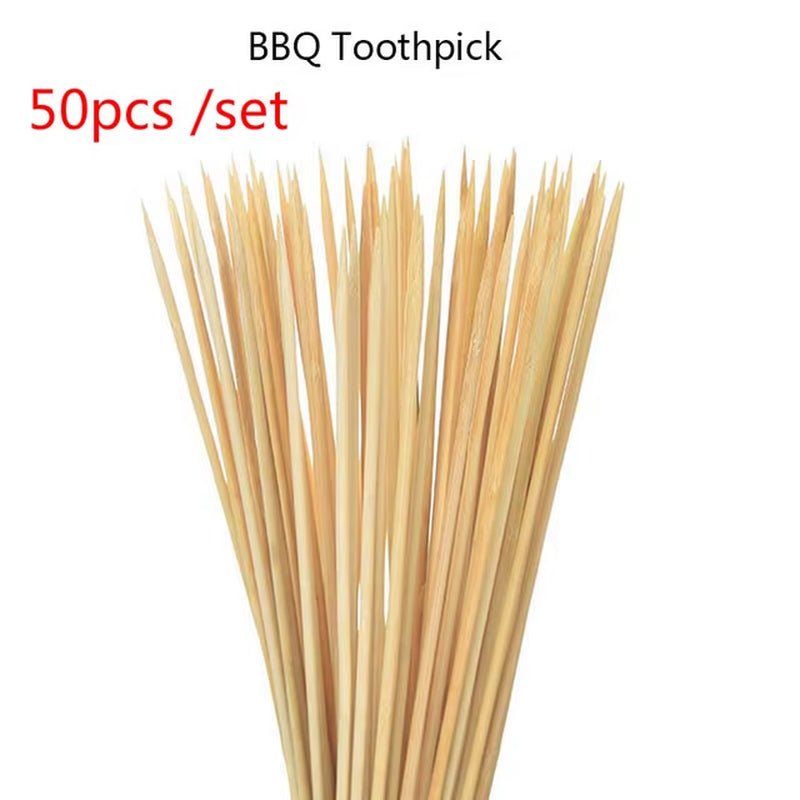 Disposable Bamboo BBQ Skewers - 30/50 Pack - Lacatang Shop