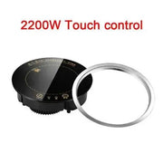 DMWD 2200W Round Electric Magnetic Induction Cooker Wire Control Black - Lacatang Shop