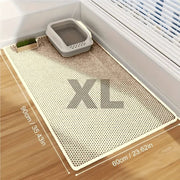 Double - layer EVA cat litter mat, splash - proof mat, cat litter basin filter and water leakage control sand pad, washable, easy - Lacatang Shop