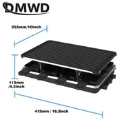 Double layer Korean Smokeless barbecue grill Non - stick Hot plate - Lacatang Shop