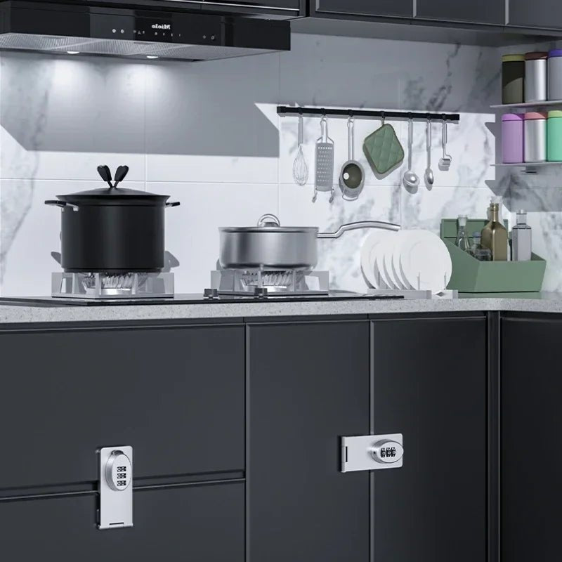 Drawer Combination Lock Home Multifunctional Child Safety Protection Lock Mechanical Password Locks for Drawer Cabinets - Lacatang Shop