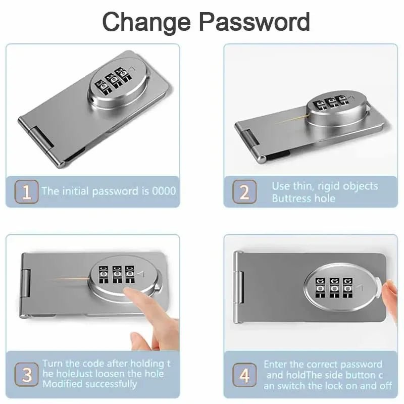 Drawer Combination Lock Home Multifunctional Child Safety Protection Lock Mechanical Password Locks for Drawer Cabinets - Lacatang Shop
