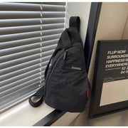 Droplet Shaped Nylon Waterproof Unisex Chest Bag Women Sport Phone Crossbody Bag Men Cycling Portable Versatile Shoulder Bag - Lacatang Shop