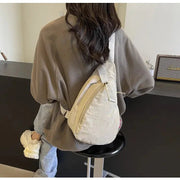 Droplet Shaped Nylon Waterproof Unisex Chest Bag Women Sport Phone Crossbody Bag Men Cycling Portable Versatile Shoulder Bag - Lacatang Shop