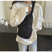 Droplet Shaped Nylon Waterproof Unisex Chest Bag Women Sport Phone Crossbody Bag Men Cycling Portable Versatile Shoulder Bag - Lacatang Shop