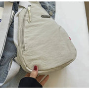 Droplet Shaped Nylon Waterproof Unisex Chest Bag Women Sport Phone Crossbody Bag Men Cycling Portable Versatile Shoulder Bag - Lacatang Shop