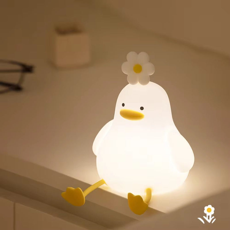 Duck Silicone Night Light - Rechargeable Touch Lamp - Lacatang Shop