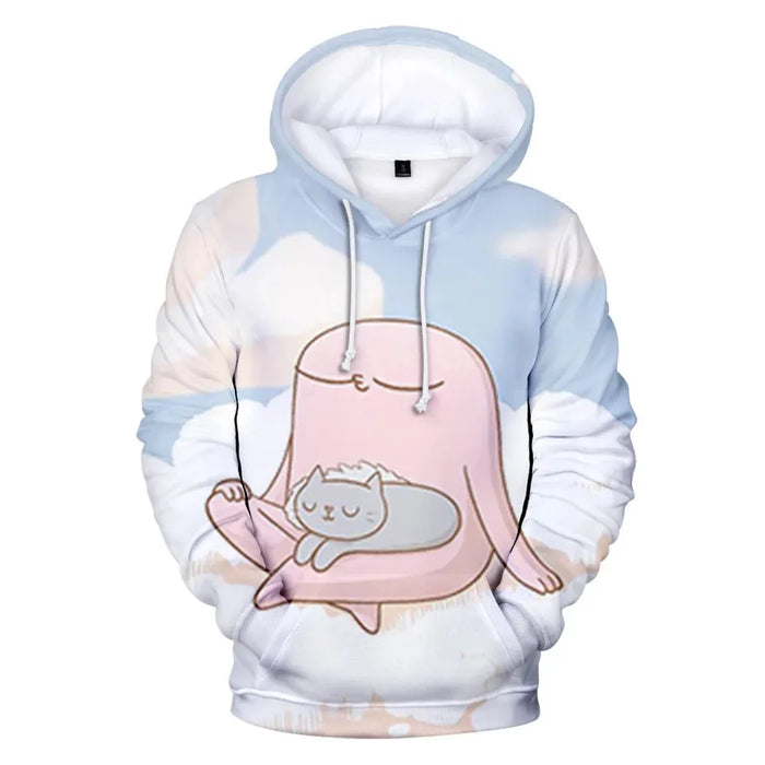 Cartoon Funny Big Eyes Ketnipz 3D Print Oversized Women/Men Hoodie Sweatshirt Harajuku Streetwear Hip Hop Pullover Hooded Jacket