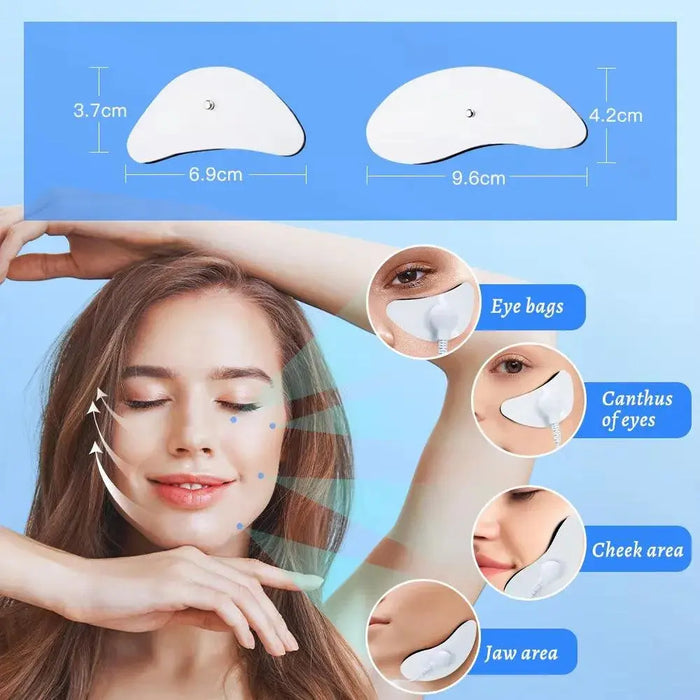 Massager for Face Ems Facial Massager Lifting Microcurrent V-Face Double Chin Remover Neck Lift Skin Tightening Anti-Wrinkle Massager for Face Ems Facial Massager Lifting Microcurrent V-Face   Lacatang Shop Lacatang Shop 