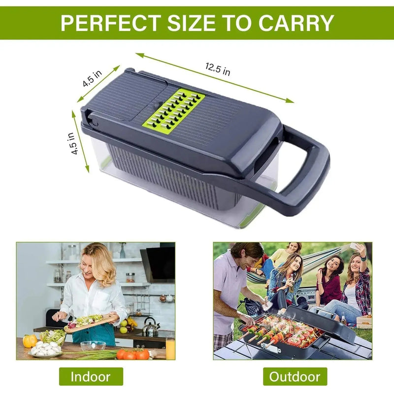 12 in 1 Manual Vegetable Chopper Kitchen Gadgets Food Chopper Onion Cutter Vegetable Slicer 

Efficiently Chop Veggies with our All-in-One Kitchen Chopper - Multipurpose Gadget Slices, Dices, and Chops like a Pro! 
  Aliexpress Lacatang Shop 
