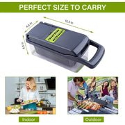 12 in 1 Manual Vegetable Chopper Kitchen Gadgets Food Chopper Onion Cutter Vegetable Slicer 

Save time and effort with our 12-in-1 Manual Vegetable Chopper - Perfect for Efficient and Precise Food Prep! Kitchen Aliexpress Lacatang Shop 