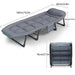 Sleeping Cots for Adults 6 Positions, Portable & Foldable Bed with Mattress and Pillow, Heavy Duty Sturdy Frame for Camp, Home - Lacatang Shop