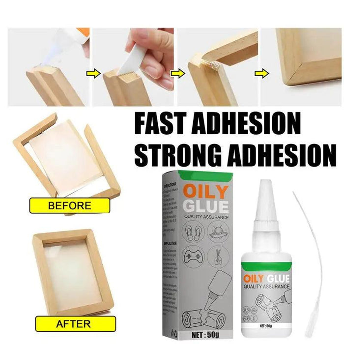 50g Universal Welding High Strength Oily Glue Super Adhesive Glue Strong Glue Plastic Wood Ceramics Metal Soldering Agent - Lacatang Shop