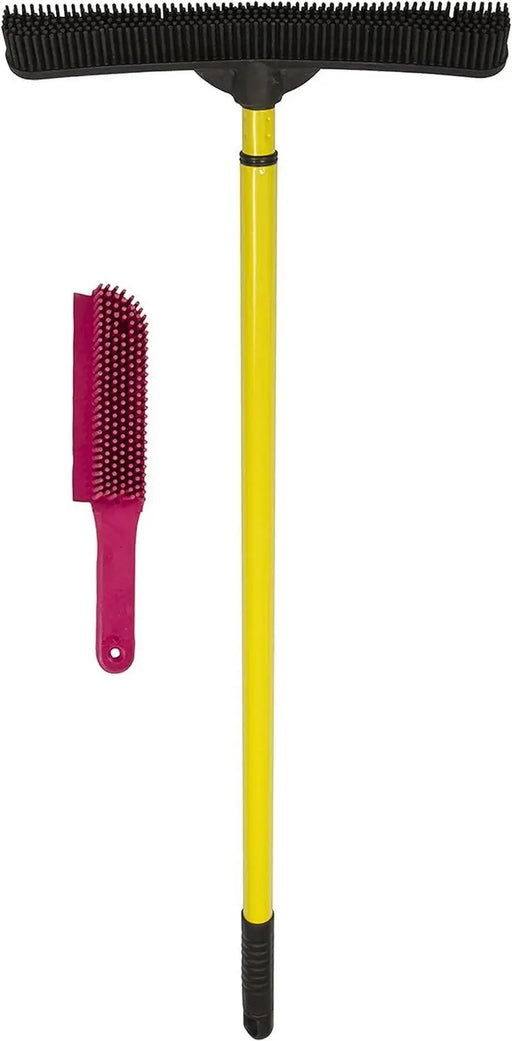 Professional title: " Original Indoor Pet Hair Rubber Broom and Pet Hair Remover Lint Brush Set" Indoor Pet Hair Rubber Broom & Lint Brush Set for Easy Cleaning  AliExpress Lacatang Shop 