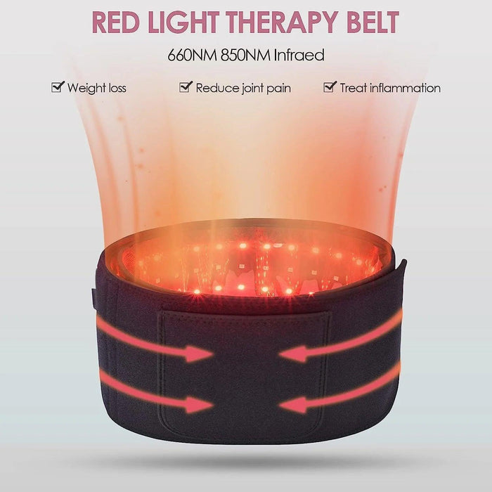 2 in 1 Laser Lipo LED Red Light Therapy Belt Pain Relief near Infrared Weight Loss - Lacatang Shop