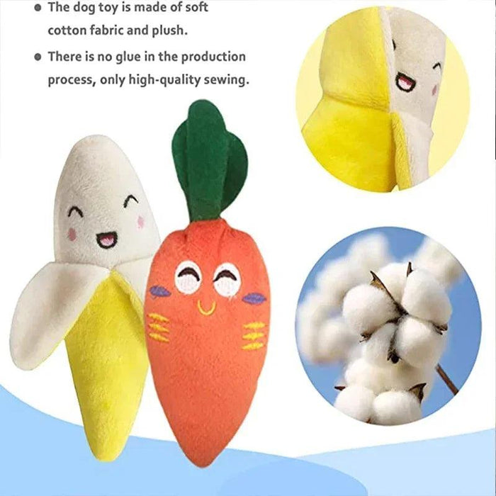 New Cute Puppy Dog Plush Toys for Small Medium Dogs Bone Aggressive Chewers for Pet Cat Products Puppy Accessories - Lacatang Shop