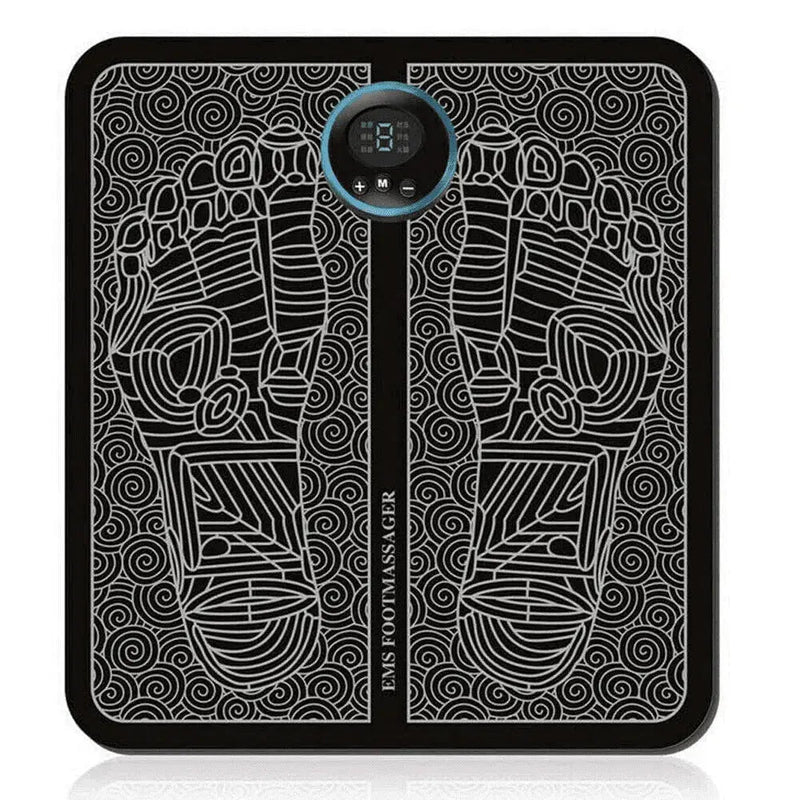 Electric EMS Foot Massager Pad - Foot Muscle Stimulator for Leg Massage