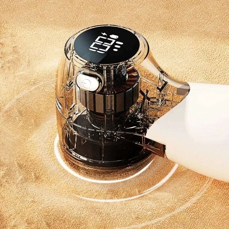 Electric Hairball Trimmer 6 Blades Smart LED Digital Display USB Charging Sweater Lint Remover Home Portable Fast Ball Remover - Lacatang Shop