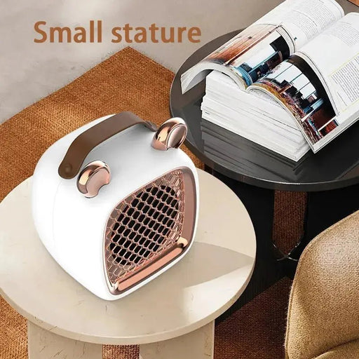 Electric Heater Mini Portable Intelligent Air Heater Reduced Wind Noise Home Heating Warmer Fan Intelligent Constant Temperature - Lacatang Shop