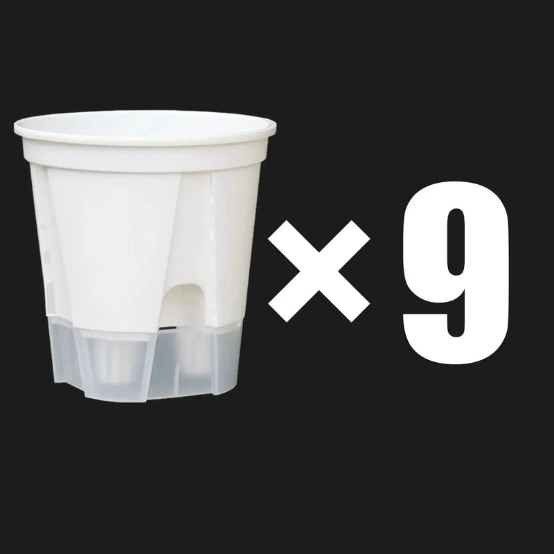 Elegant Self - Watering Resin Flower Pots for Succulents and Hydroponics - Modern Design for Indoor & Outdoor Use - Lacatang Shop