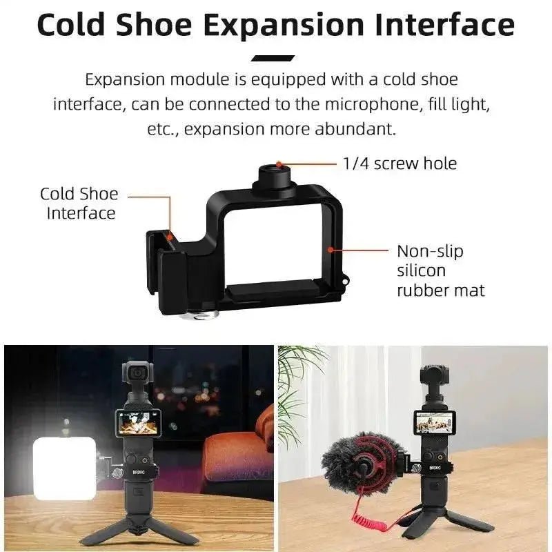 Expansion Adapter Mount Tripod for DEI OSMO Pocket 3,Backpack Clip - Lacatang Shop