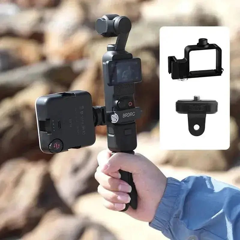 Expansion Adapter Mount Tripod for DEI OSMO Pocket 3 with Backpack Clip