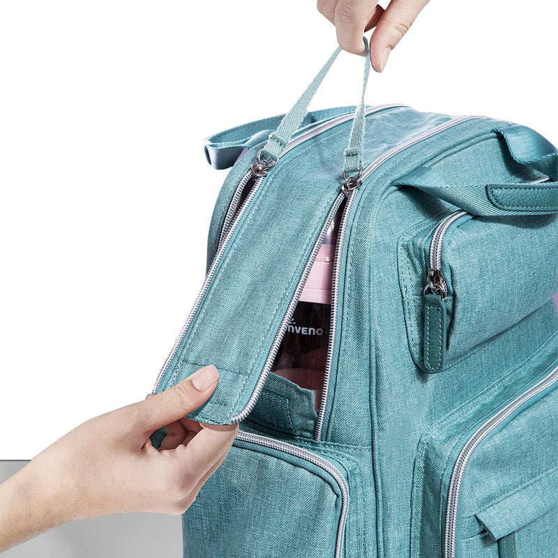 Extendable Diaper Backpack with Insulation & Pockets - Lacatang Shop