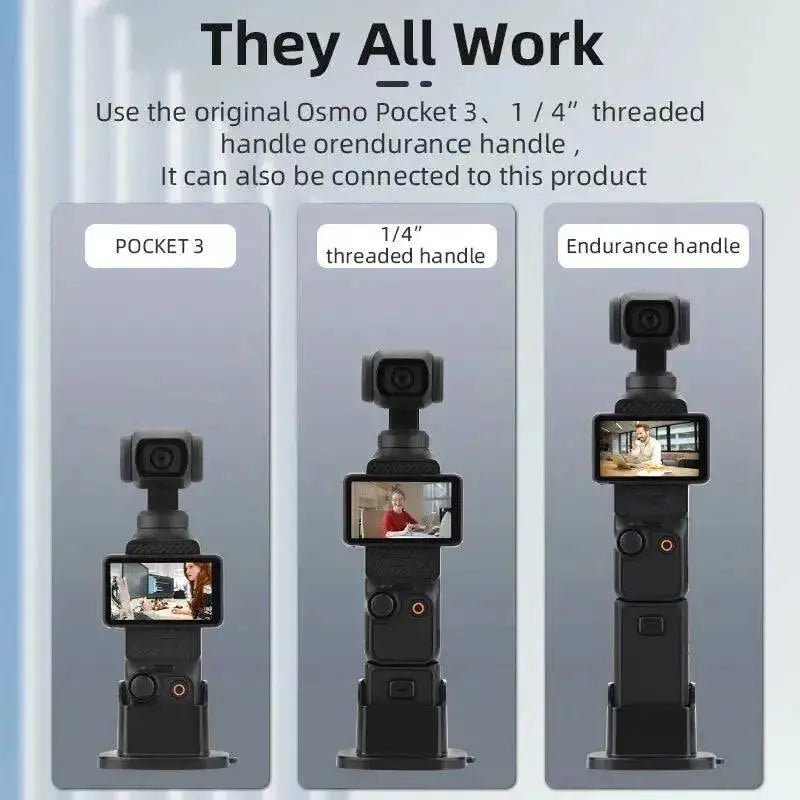 Extended Adapter Base for DEI POCKET 3 Handheld Timbal Camera for - Lacatang Shop