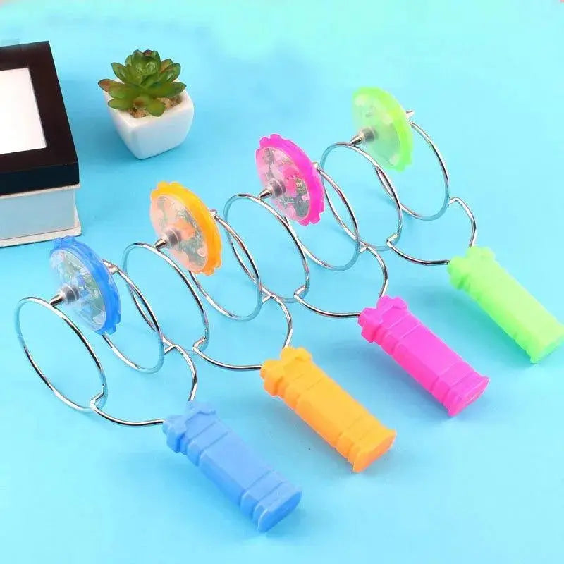 Colorful LED Magnetic Spinning Top Toy for Children - Hand Cranked and Luminous Colorful LED Magnetic Spinning Top Toy for Kids - Hand Cranked Fun  AliExpress Lacatang Shop 