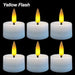 10/5Pcs Flickering LED Candle Battery Powered Flashing Light Flameless Candles Birthday Wedding Party Romantic Decoration Lamp - Lacatang Shop