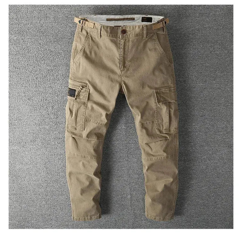 Fashion Camouflage Cargo Pants Men Casual Straight Loose Baggy Tactical Trousers Streetwear Hiphop Harem Joggers Clothing - Lacatang Shop