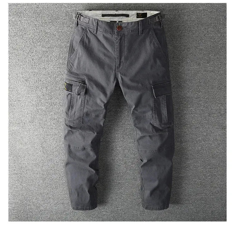 Fashion Camouflage Cargo Pants Men Casual Straight Loose Baggy Tactical Trousers Streetwear Hiphop Harem Joggers Clothing - Lacatang Shop