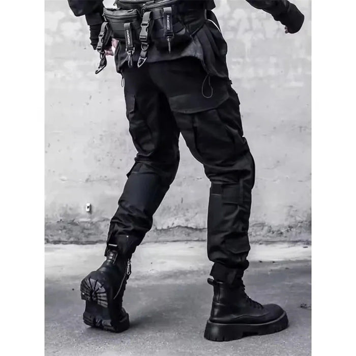 Functional Tactical Motorcycle Pants 2025 Spring Waterproof Cargo Joggers Trousers Men Knee Pad Design Streetwear Fashion Pant