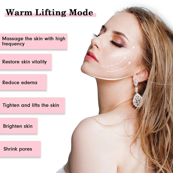 7 in 1 Face Lift Device - EMS RF Microcurrent Skin Rejuvenation, Facial Massager, Light Therapy, anti Aging /Wrinkle /Beauty Apparatus - Unisex - Lacatang Shop