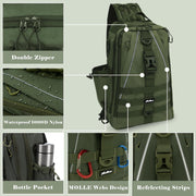 Fishing Backpack with Rod Holder and Tackle Box - Lacatang Shop