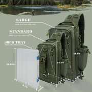 FishTrek Backpack with Rod Holder & Tackle Box - Lacatang Shop