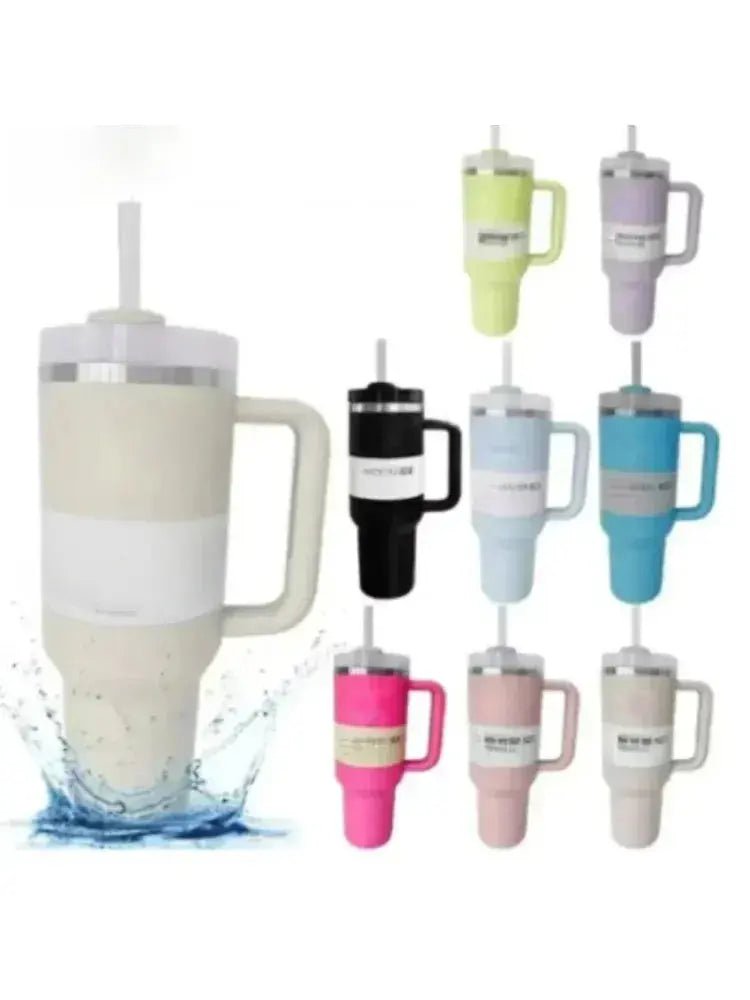 For Stanley 40oz Tumbler FlowState Straw Lid Stainless Steel Vacuum Insulated Car Mug Double Wall Thermal Iced Travel Cup bottle - Lacatang Shop