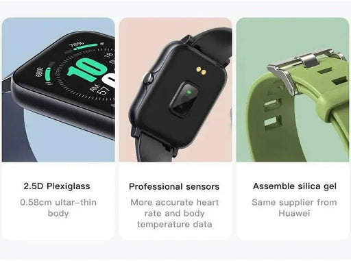 Full Screen IP68 Waterproof Ultra - Thin Smartwatch - Lacatang Shop