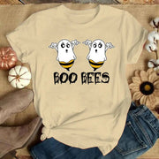 Funny "Boo Bees" Graphic Tee - Casual Summer Short Sleeve Shirt for Women - Lacatang Shop