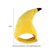 Funny Cute Pet Cat Costume Banana Cap Hat for Cats and Small Dogs